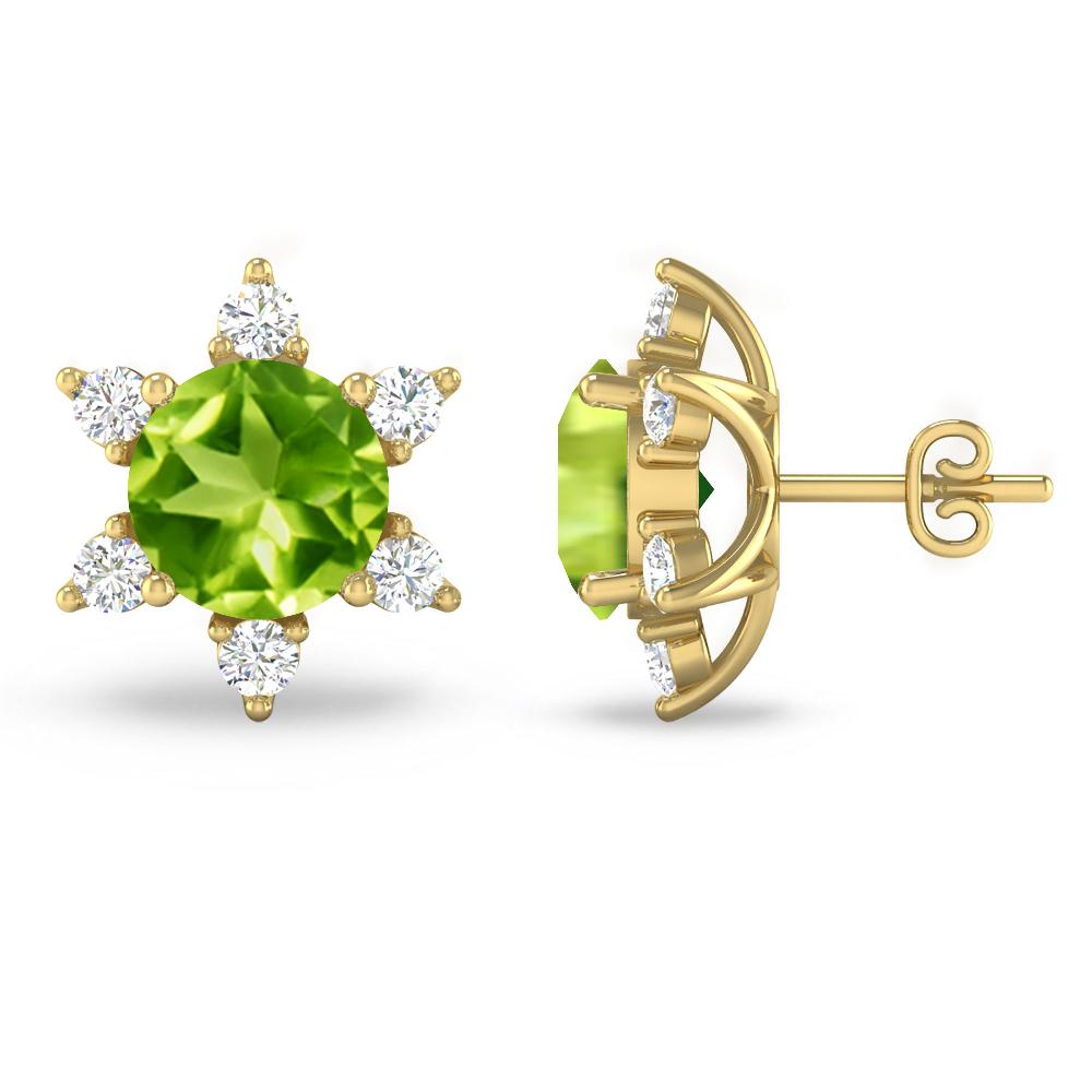 Yellow Gold - Peridot