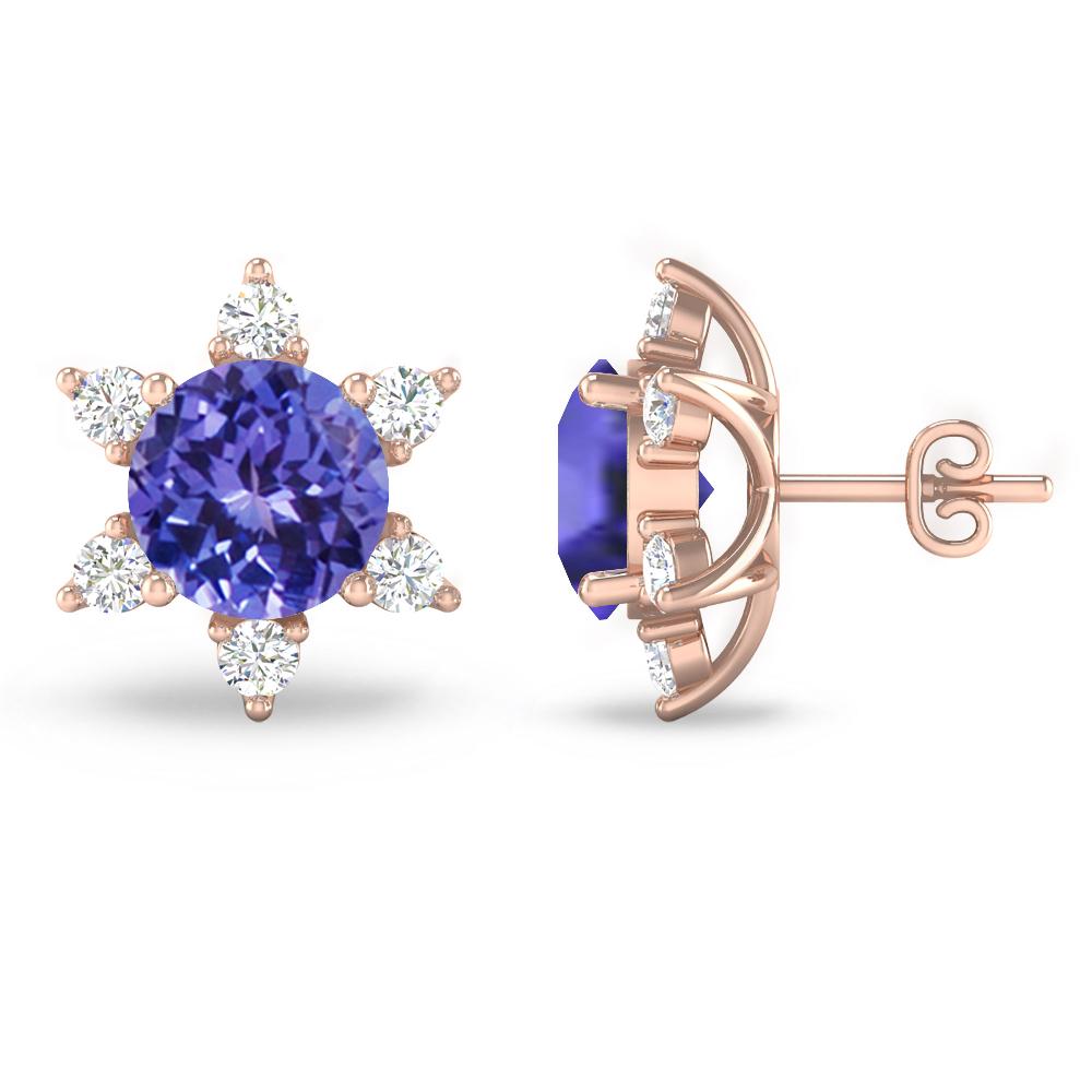 Rose Gold - Tanzanite