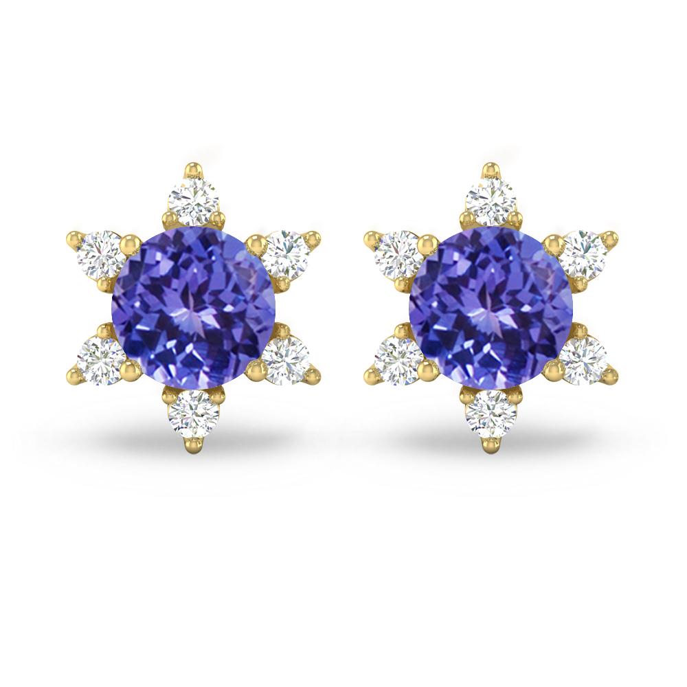 Yellow Gold - Tanzanite