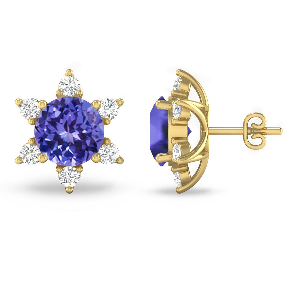 Yellow Gold - Tanzanite