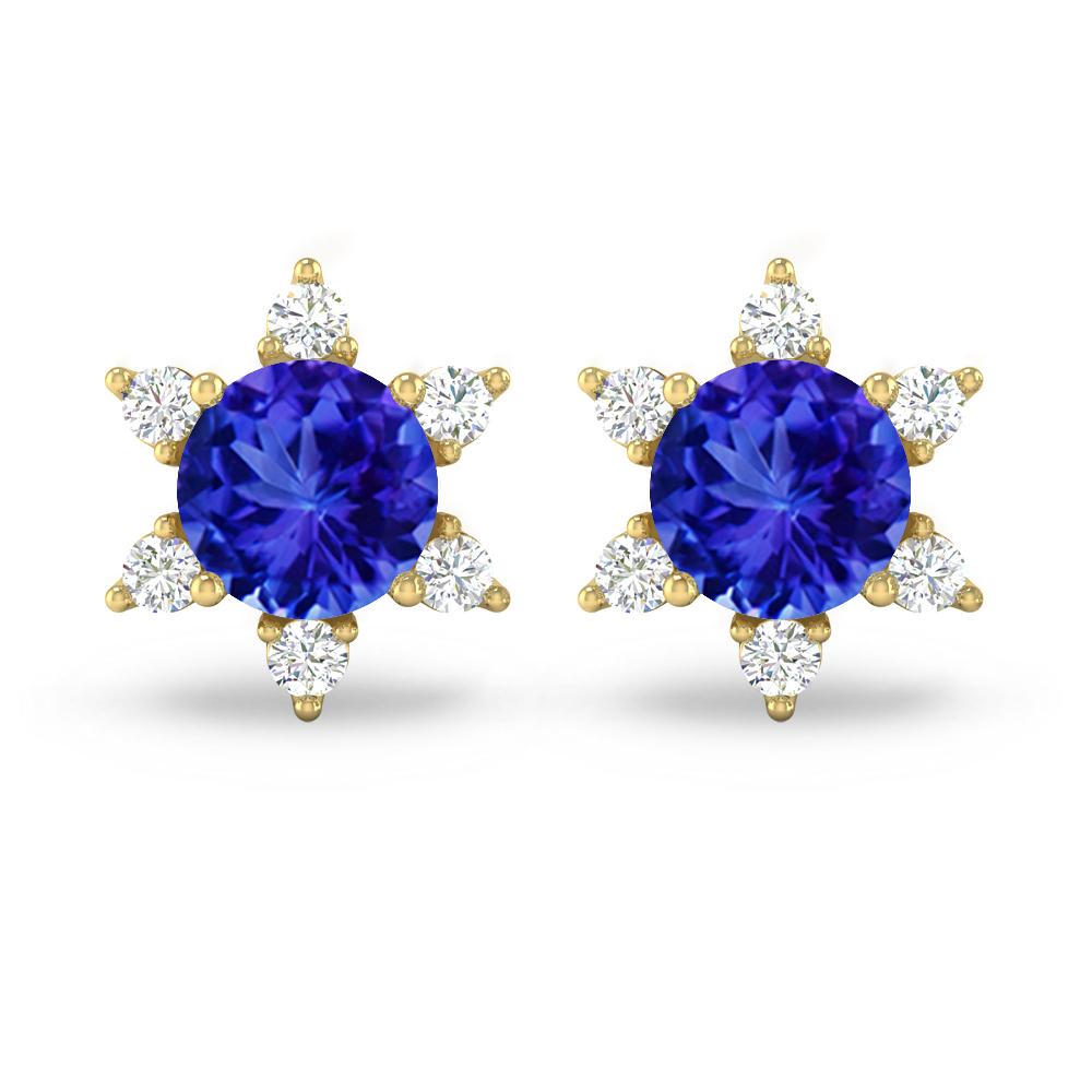 Yellow Gold - Tanzanite