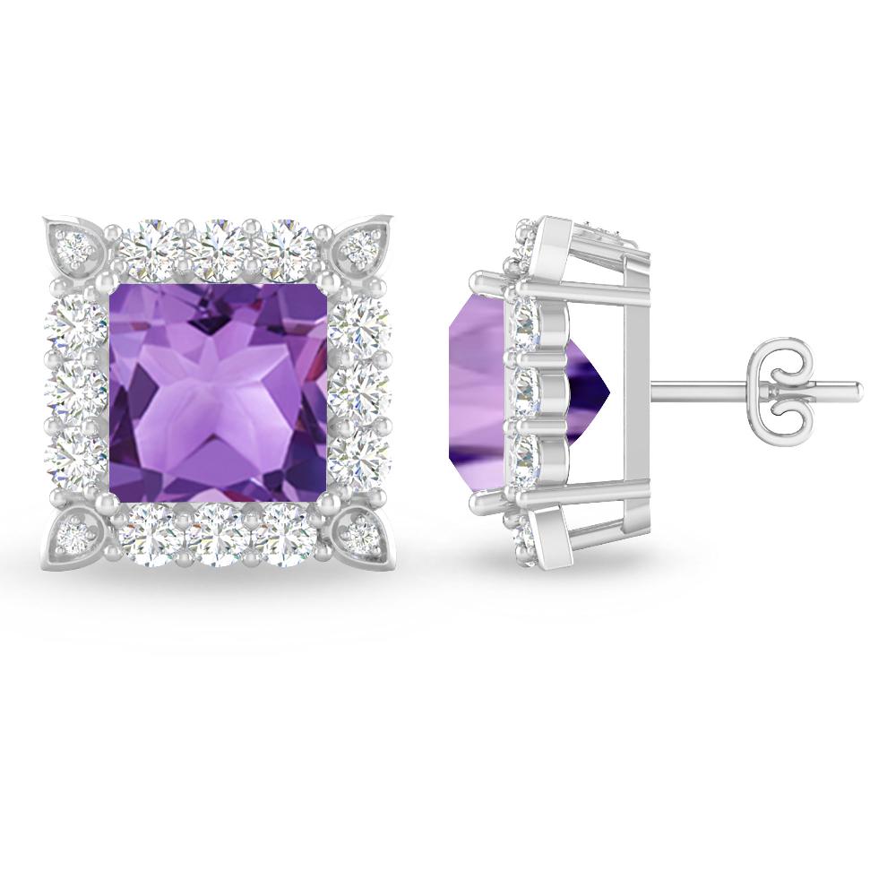 White Gold - Amethyst