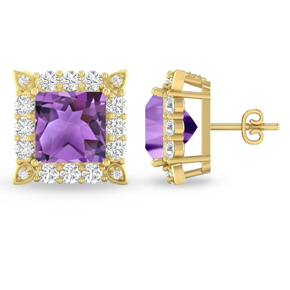 Yellow Gold - Amethyst