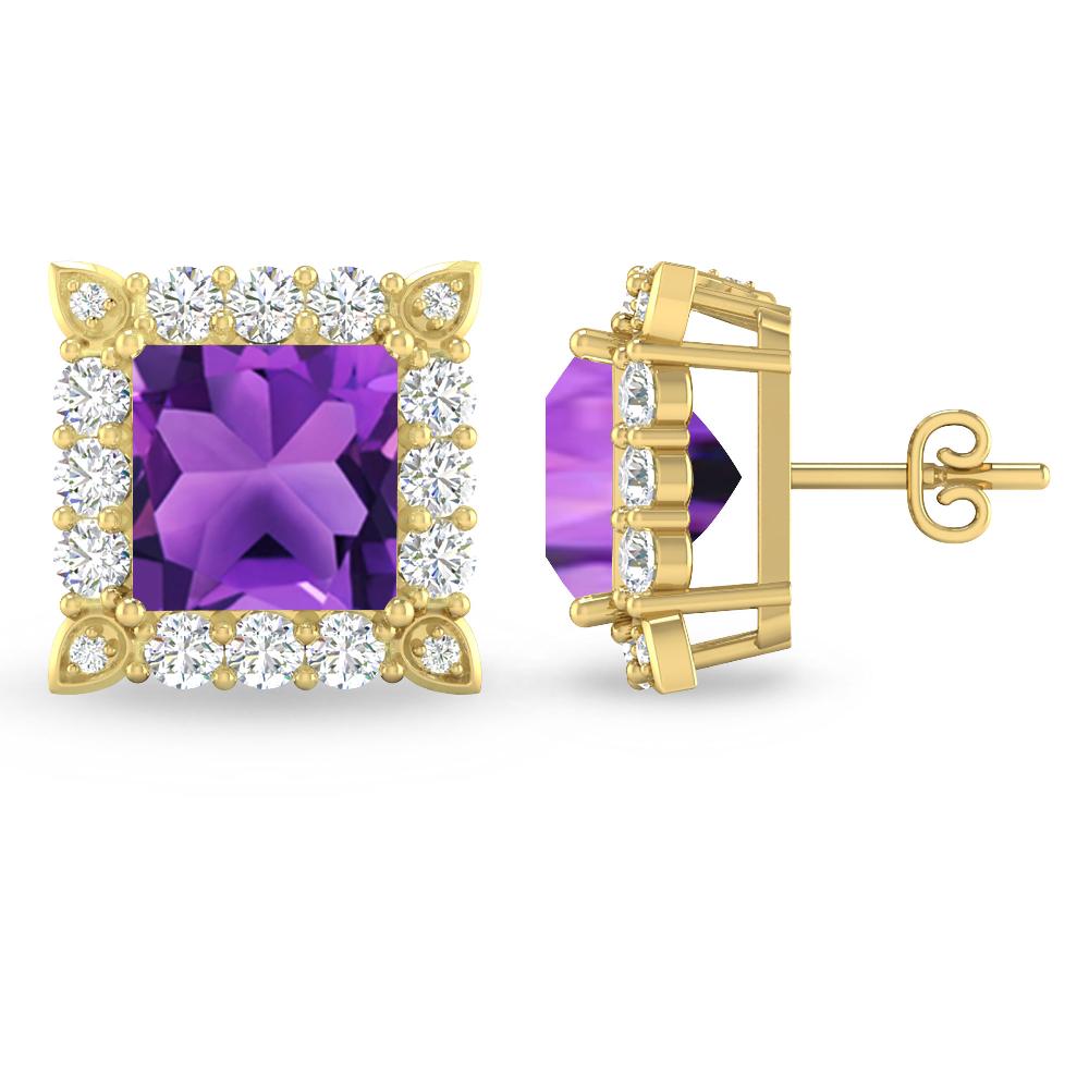 Yellow Gold - Amethyst