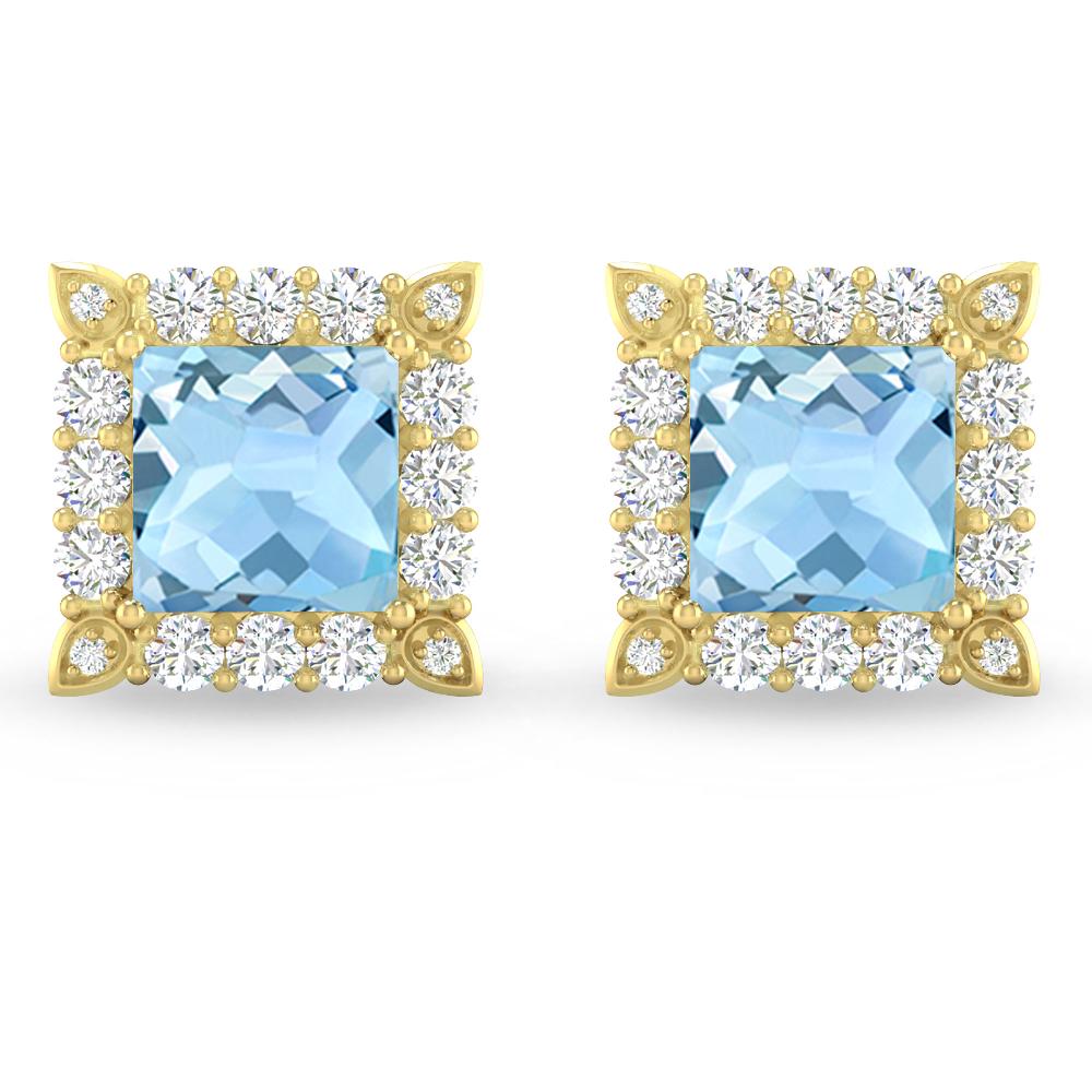 Yellow Gold - Aquamarine