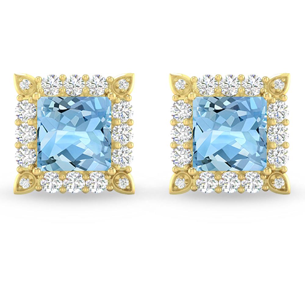 Yellow Gold - Aquamarine