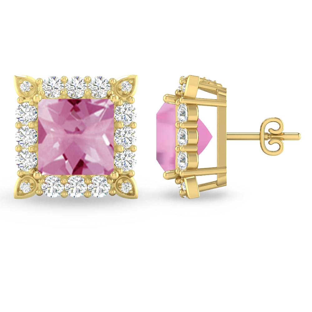 Yellow Gold - Pink Tourmaline