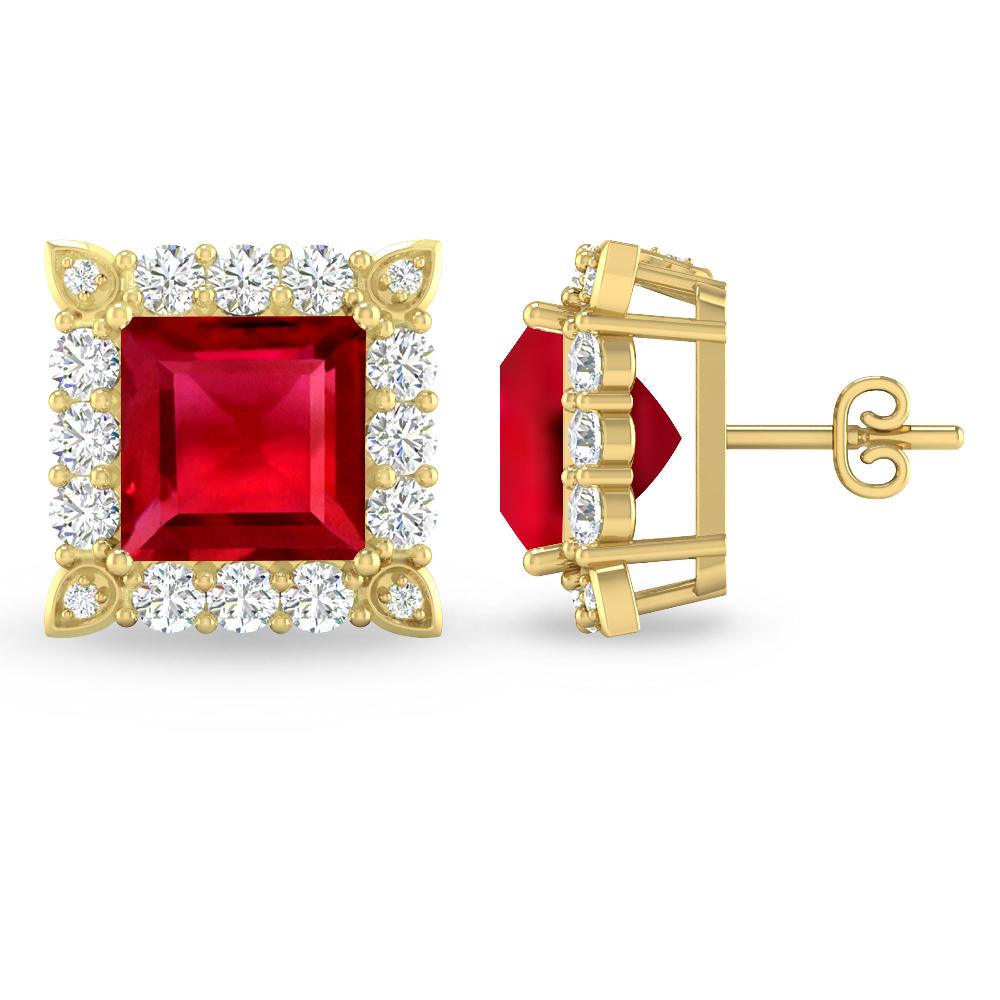 Yellow Gold - Ruby