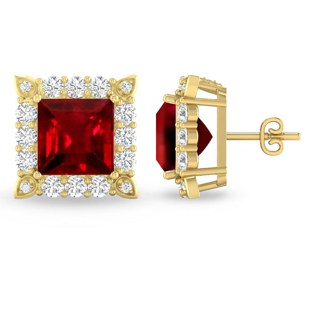 Yellow Gold - Ruby