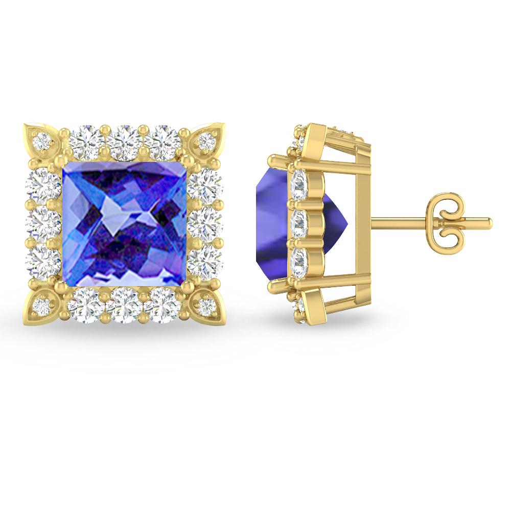 Yellow Gold - Tanzanite