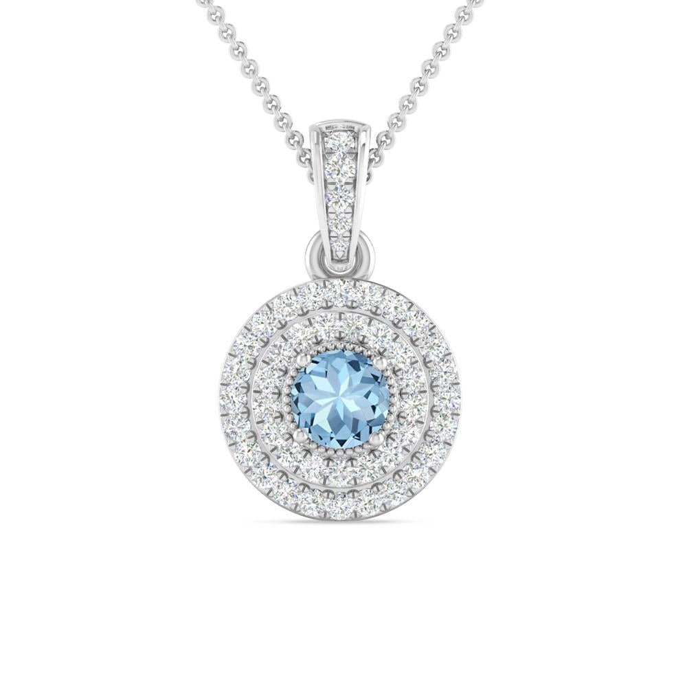 White Gold - Aquamarine