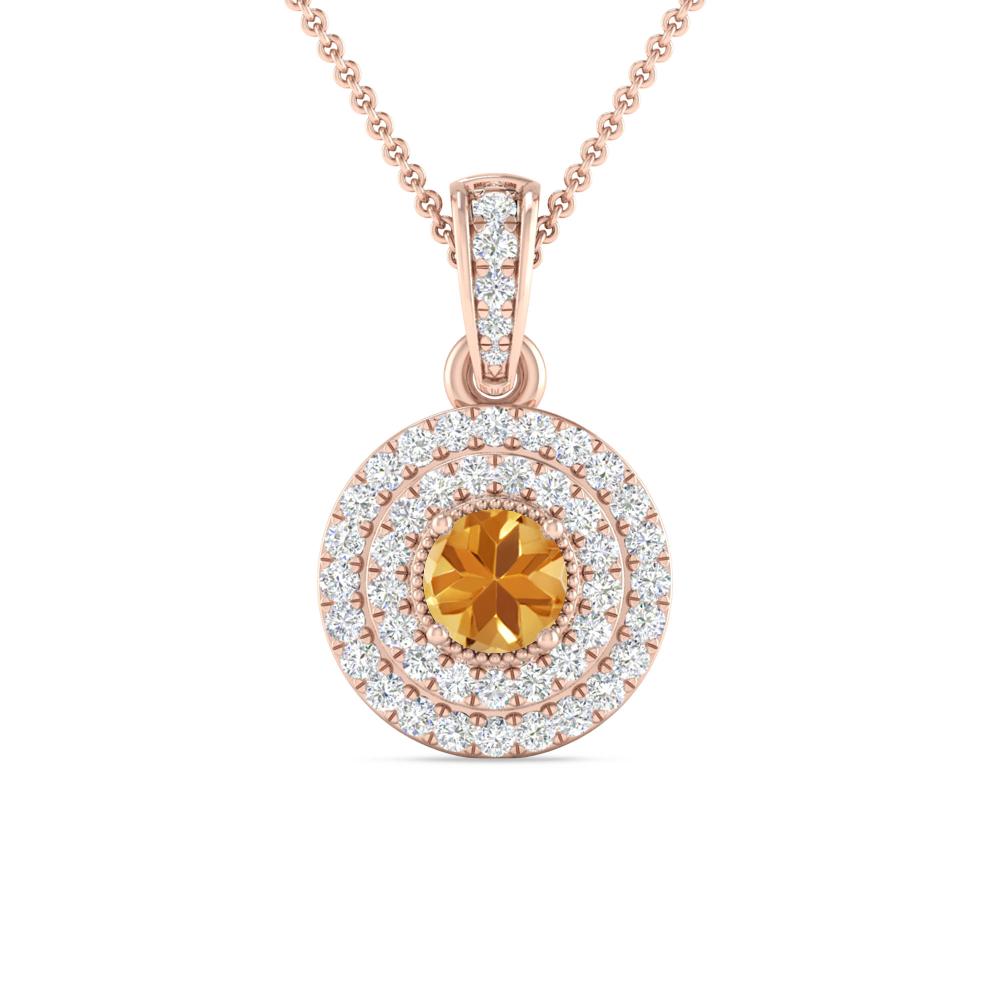 Rose Gold - Citrine