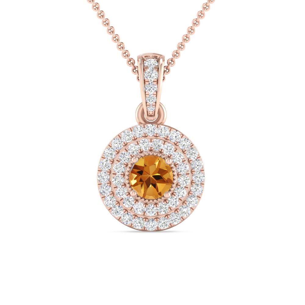 Rose Gold - Citrine