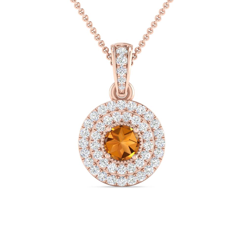 Rose Gold - Citrine