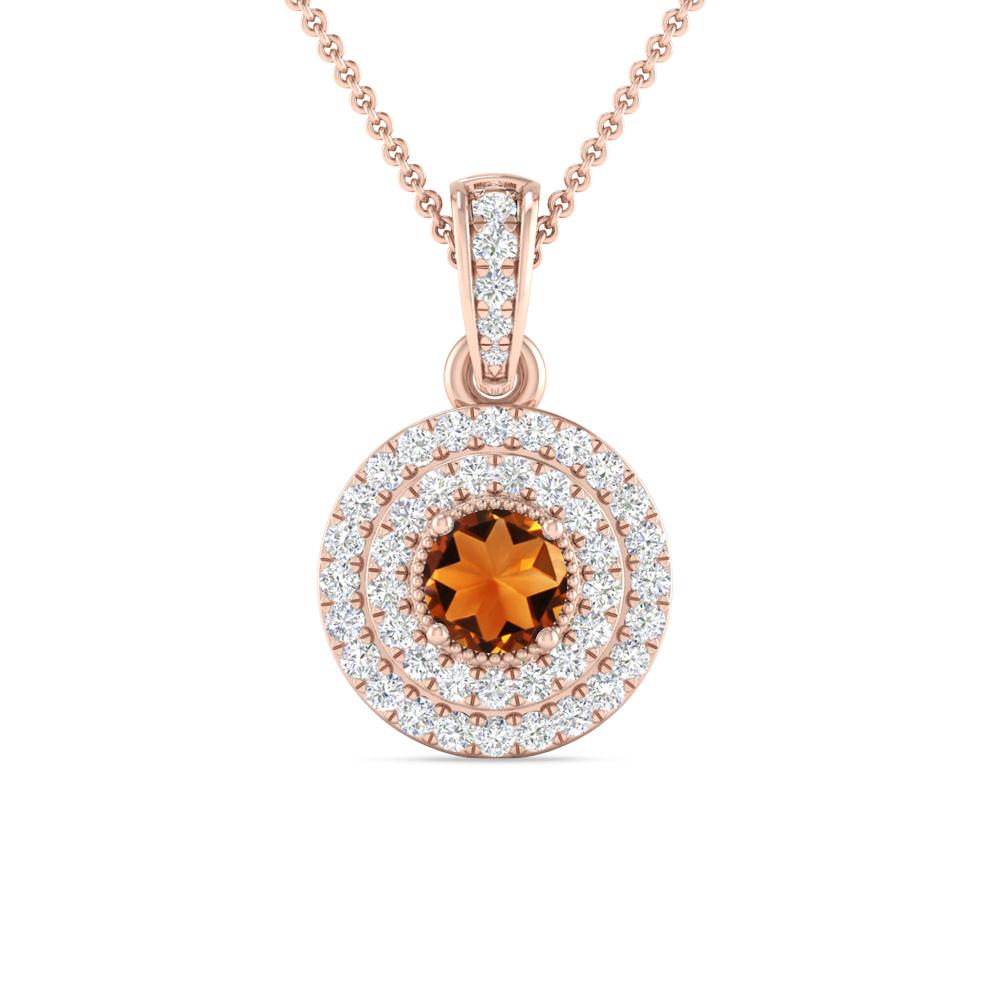 Rose Gold - Citrine