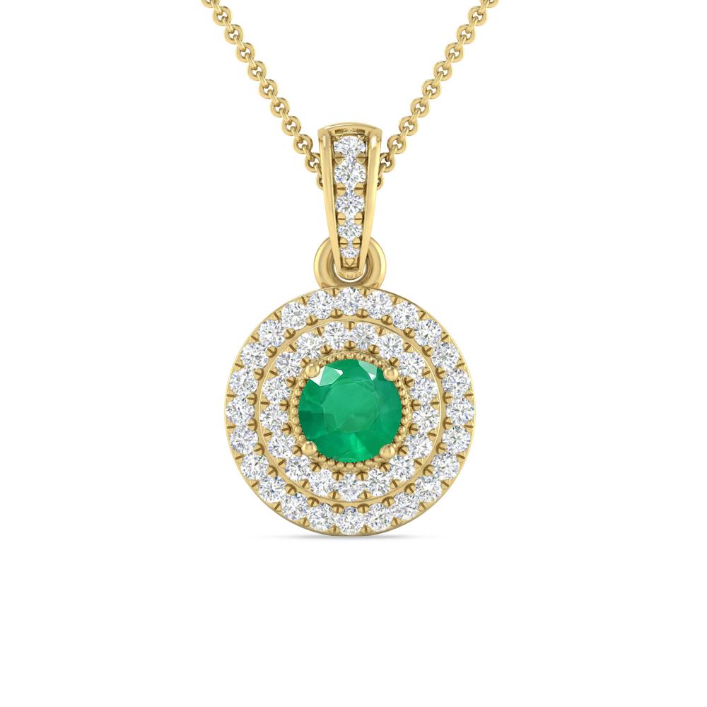 Yellow Gold - Emerald