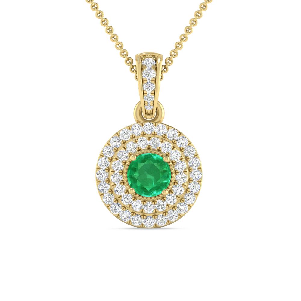 Yellow Gold - Emerald