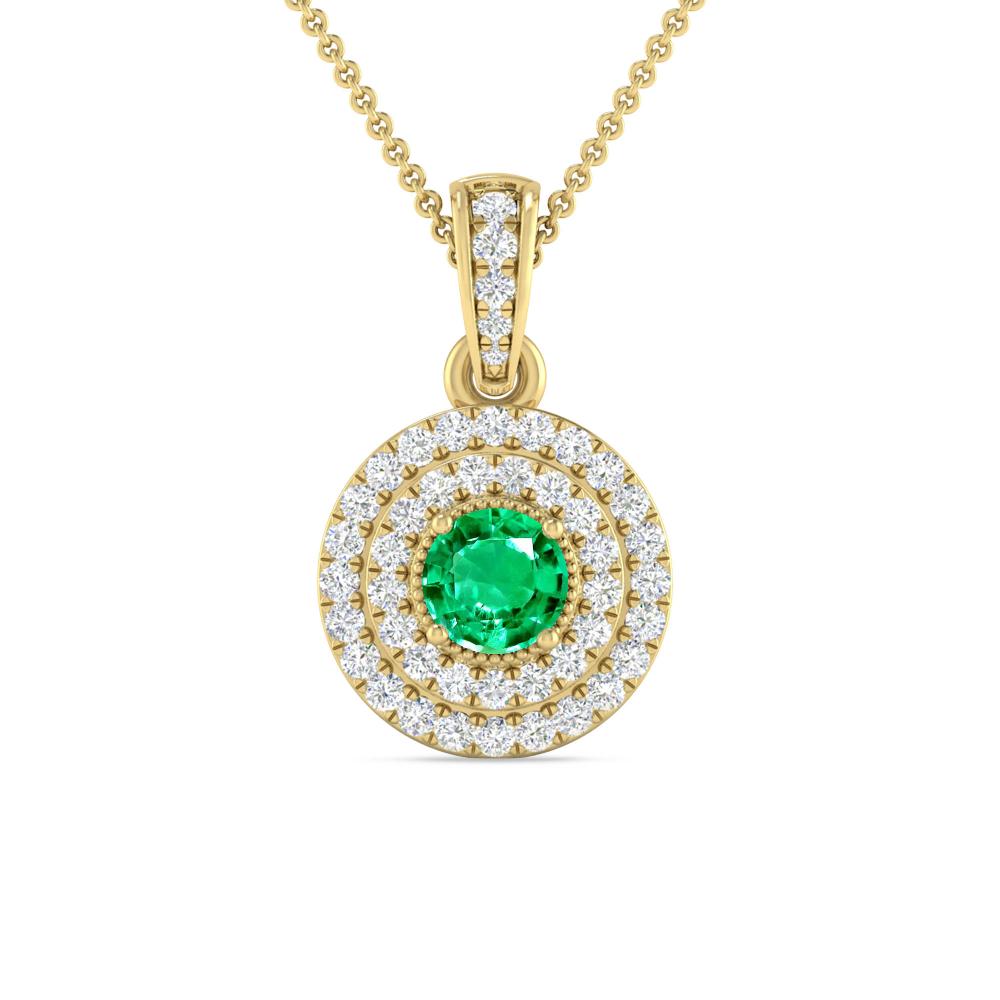 Yellow Gold - Emerald