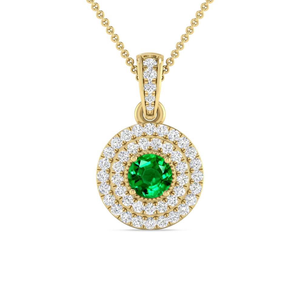 Yellow Gold - Emerald