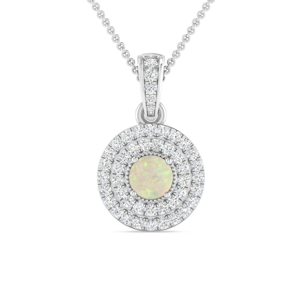 White Gold - Opal