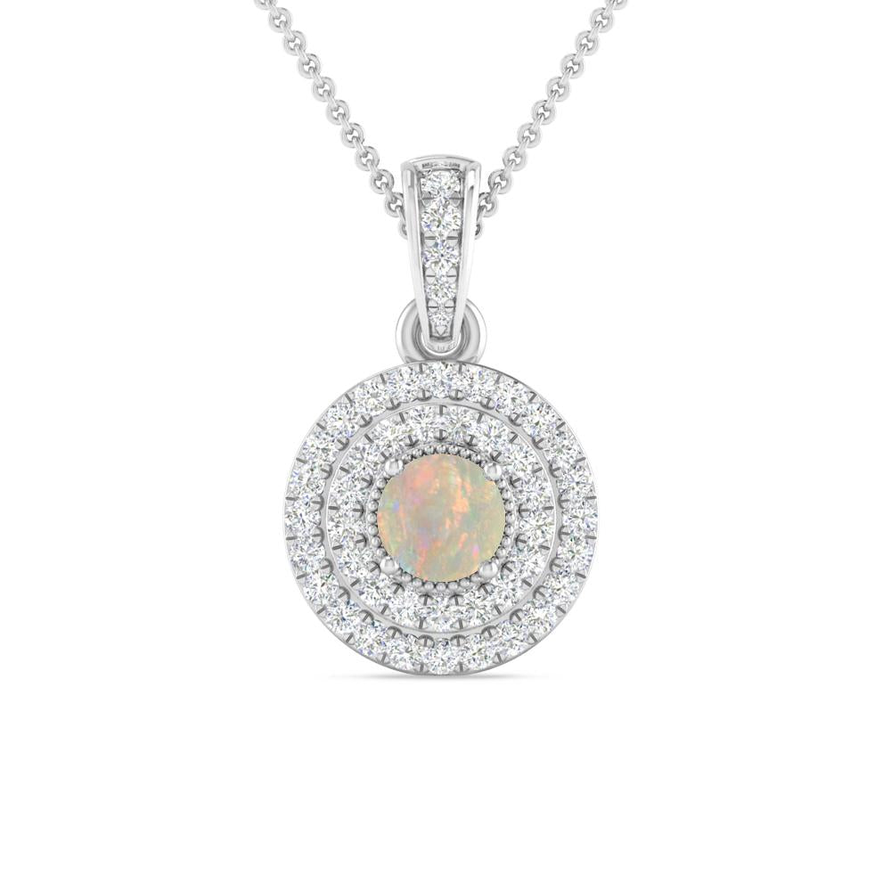 White Gold - Opal