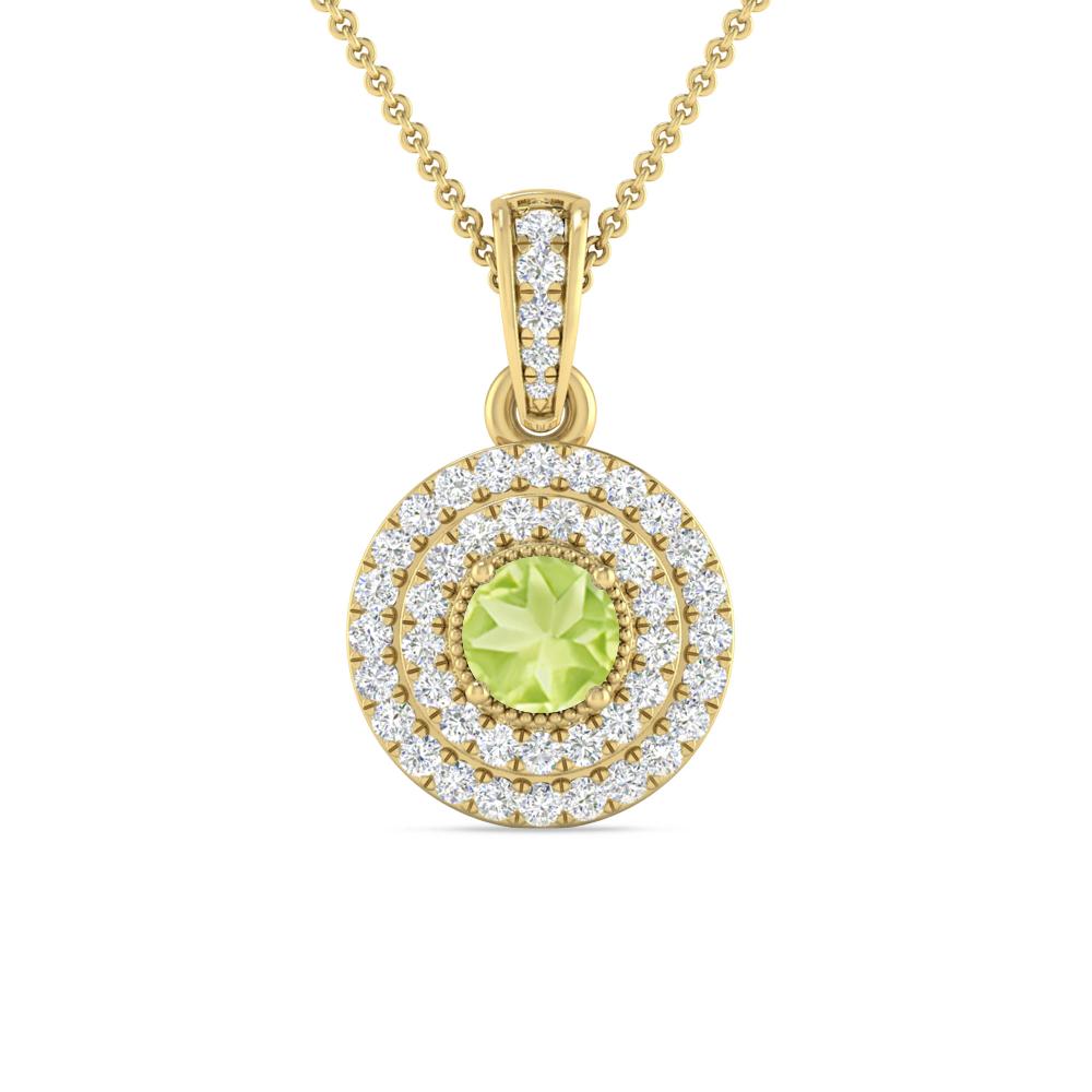 Yellow Gold - Peridot