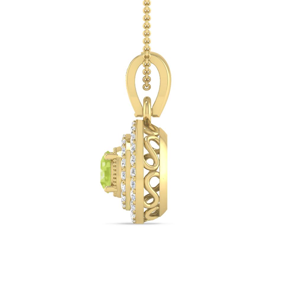 Yellow Gold - Peridot