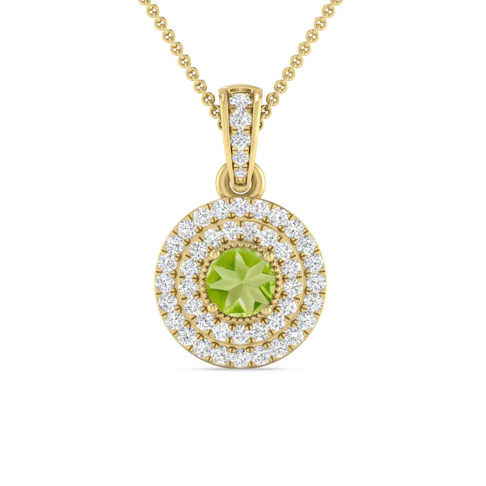 Yellow Gold - Peridot