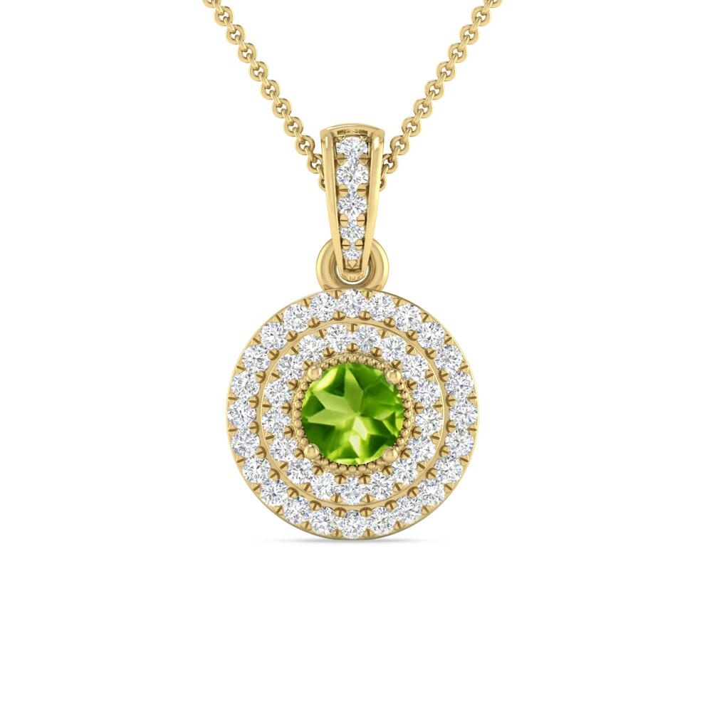 Yellow Gold - Peridot