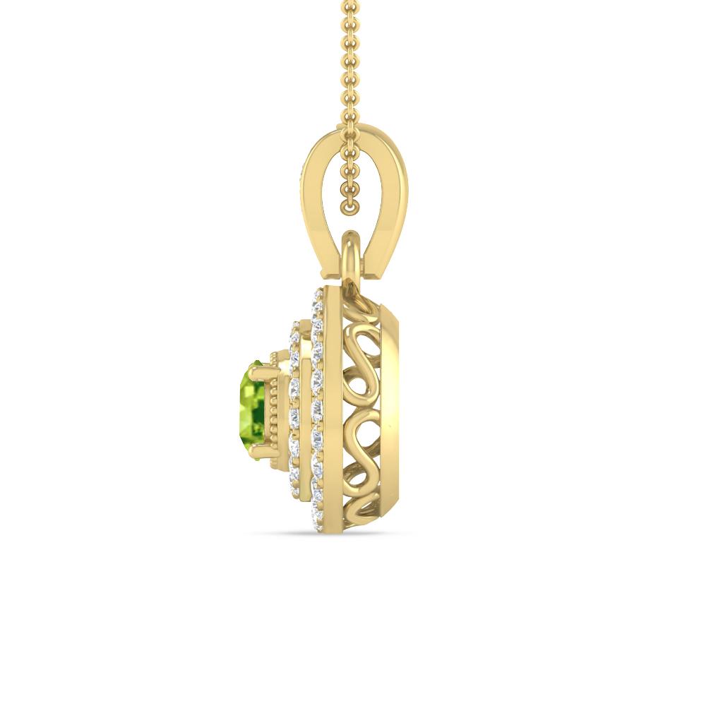 Yellow Gold - Peridot