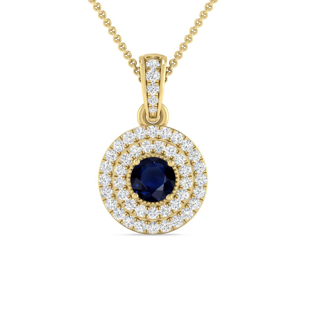 Yellow Gold - Sapphire