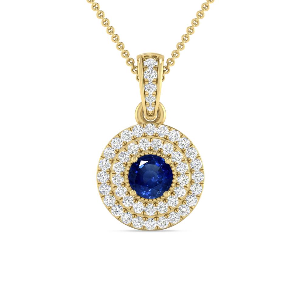 Yellow Gold - Sapphire