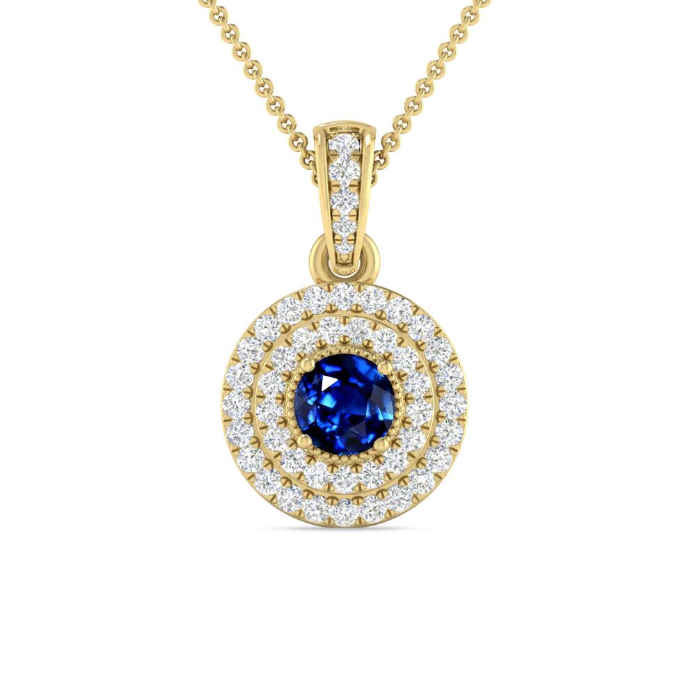 Yellow Gold - Sapphire