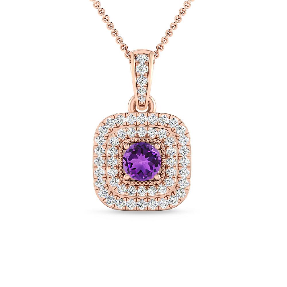 Rose Gold - Amethyst