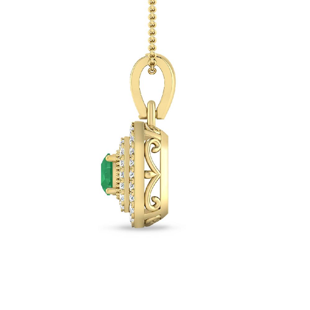 Yellow Gold - Emerald