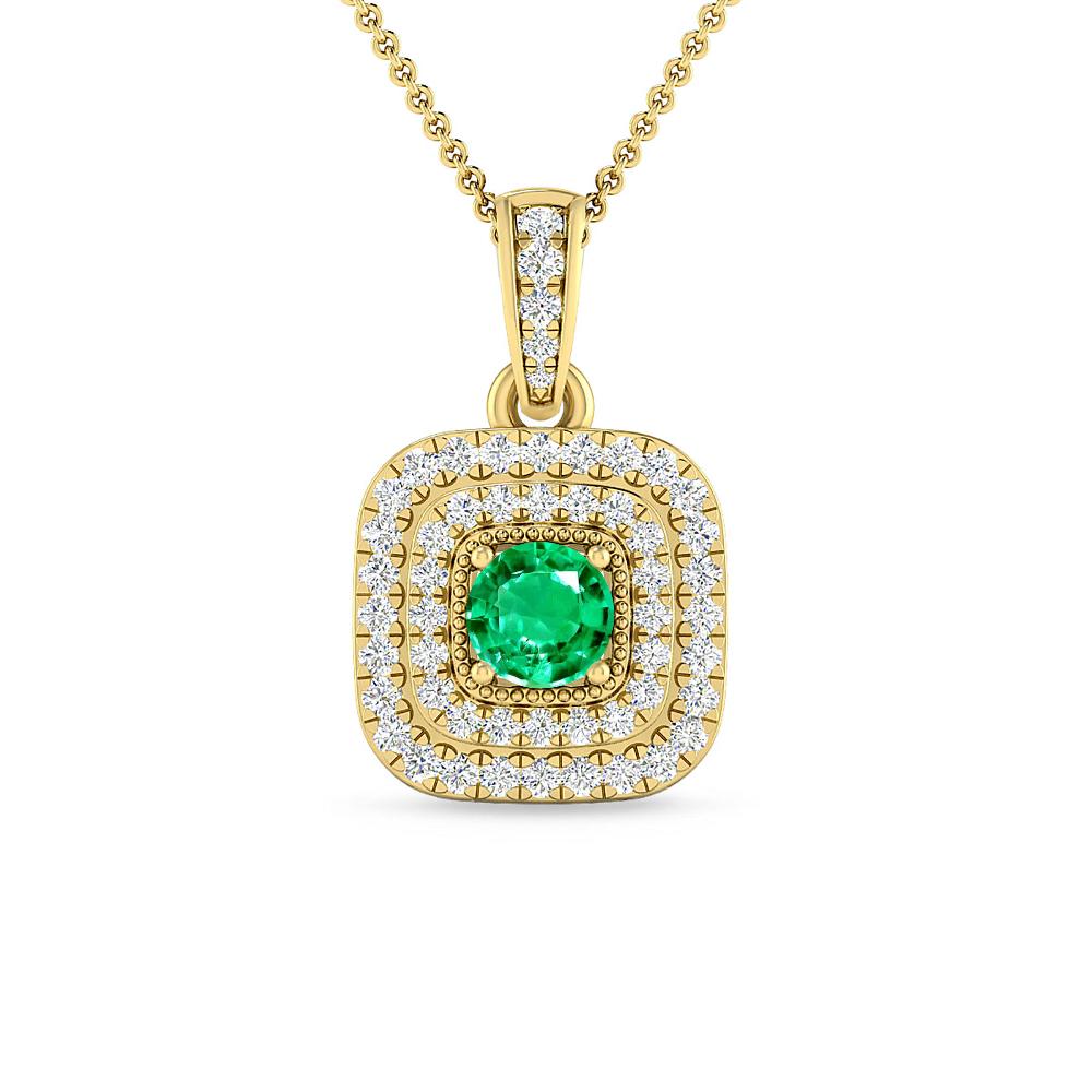 Yellow Gold - Emerald