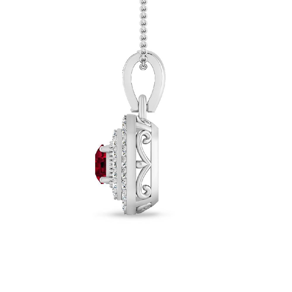 White Gold - Garnet