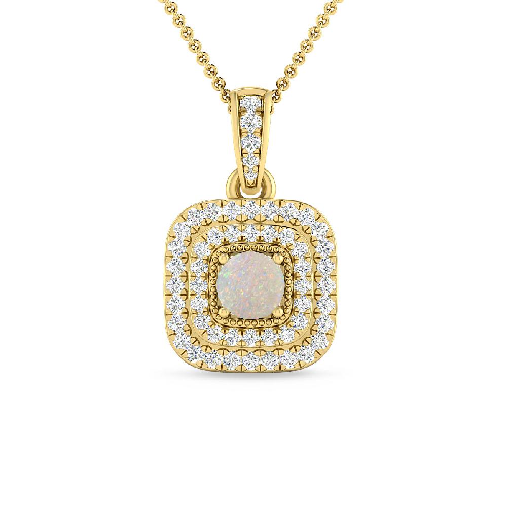 Yellow Gold - Opal
