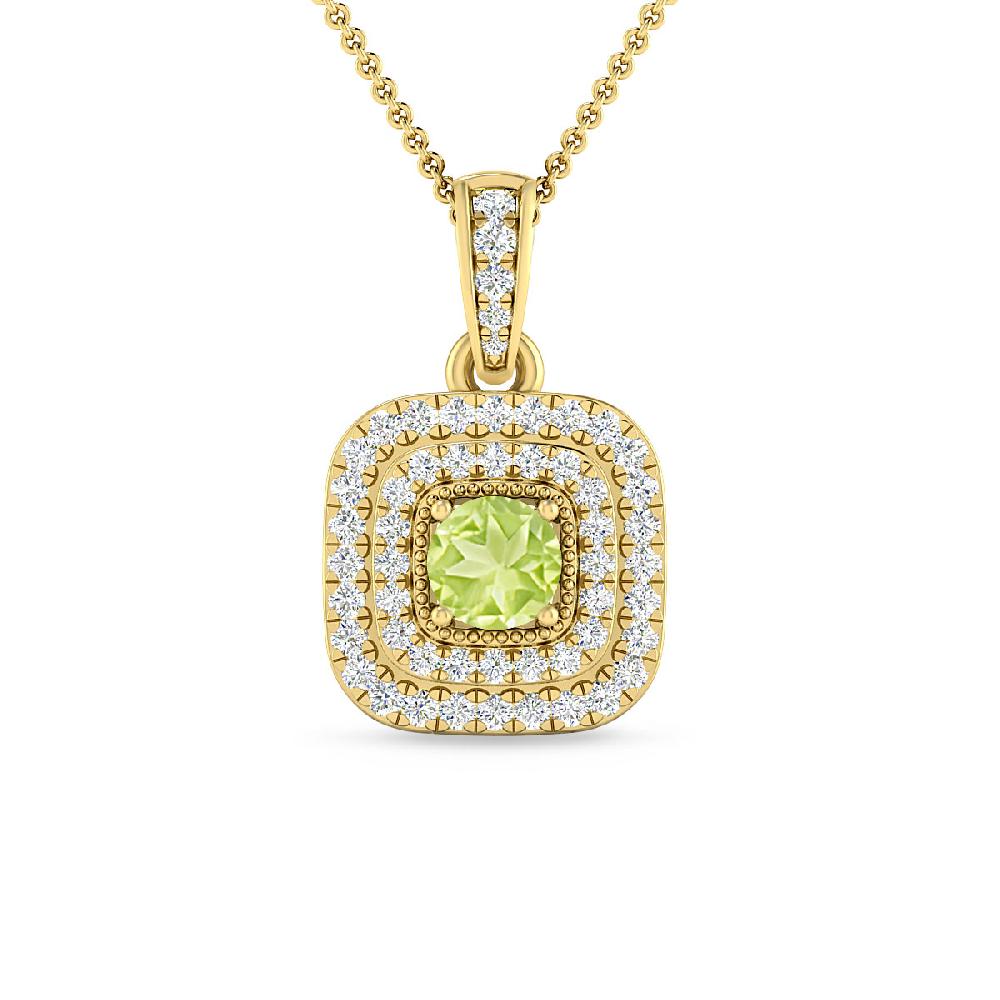 Yellow Gold - Peridot