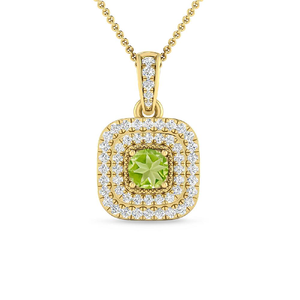 Yellow Gold - Peridot