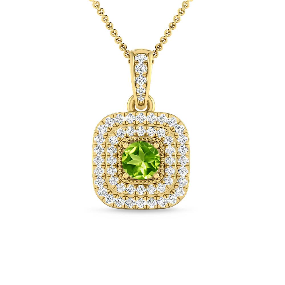 Yellow Gold - Peridot