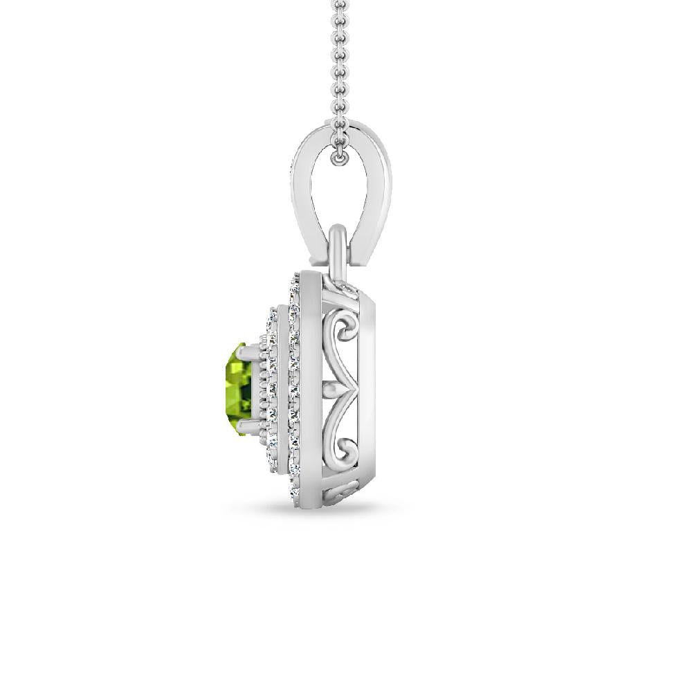 White Gold - Peridot