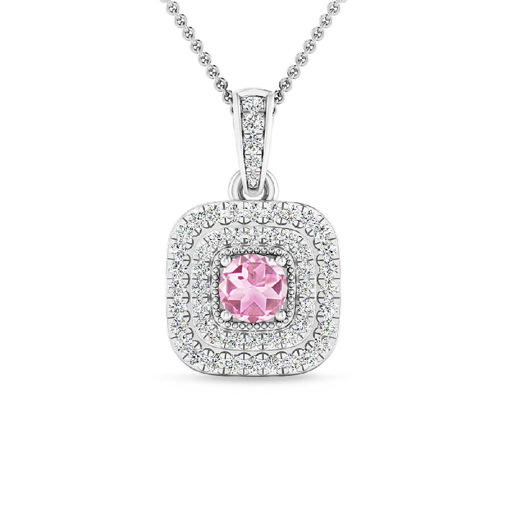 White Gold - Pink Tourmaline