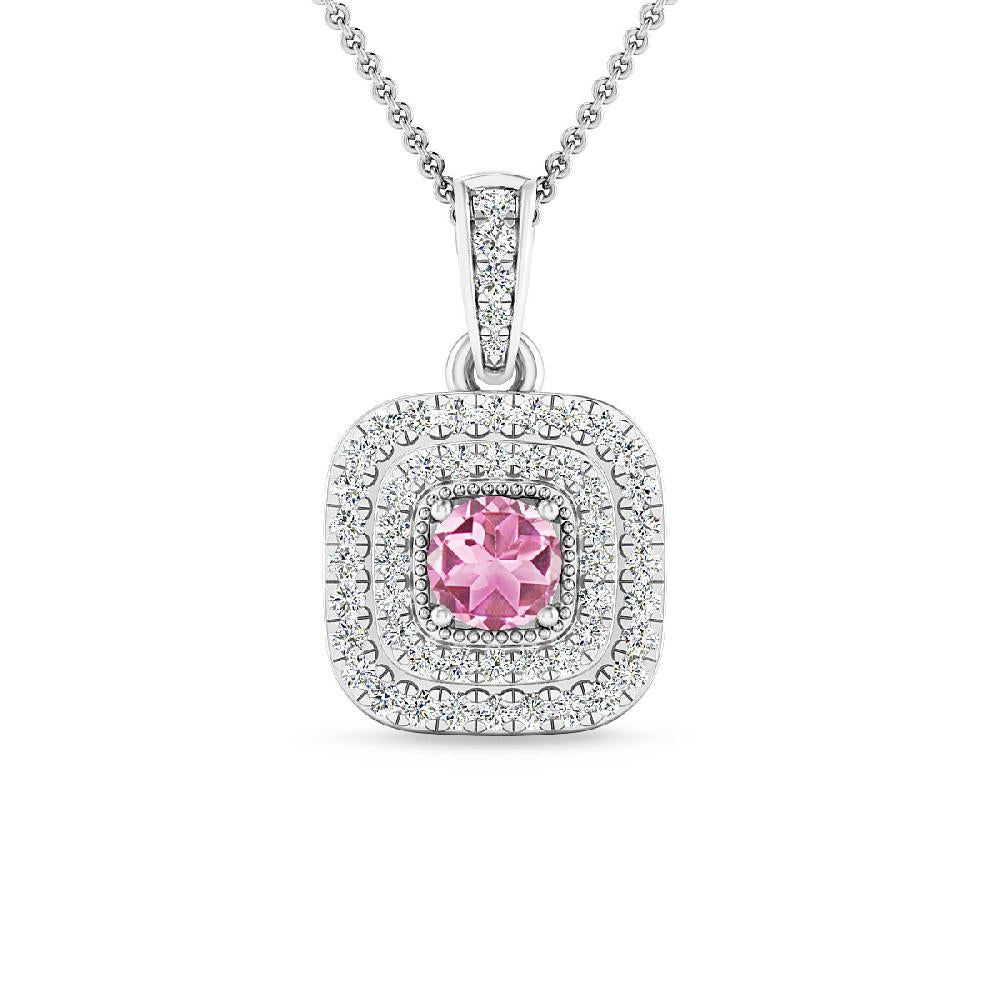 White Gold - Pink Tourmaline