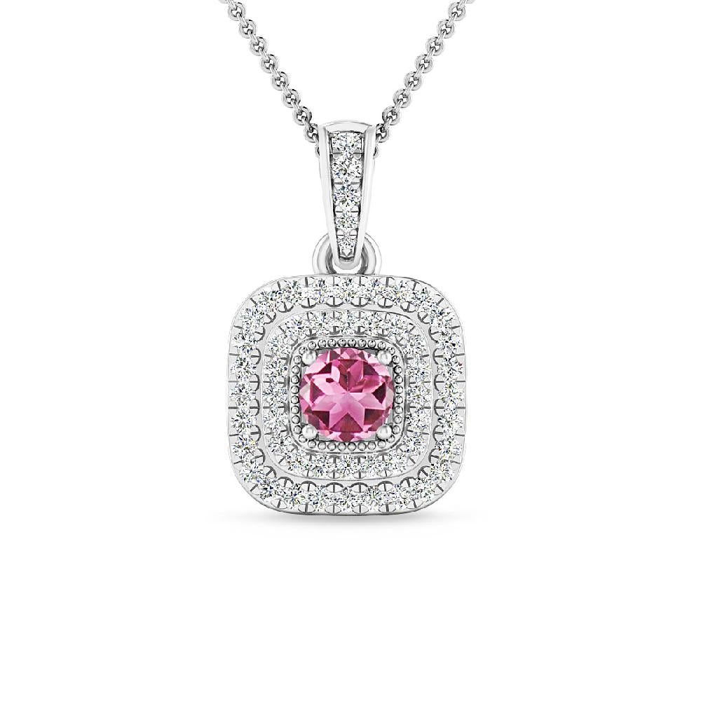 White Gold - Pink Tourmaline