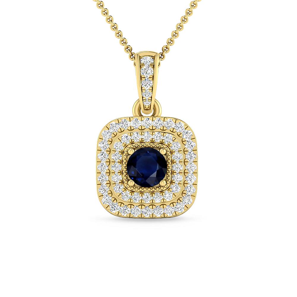 Yellow Gold - Sapphire