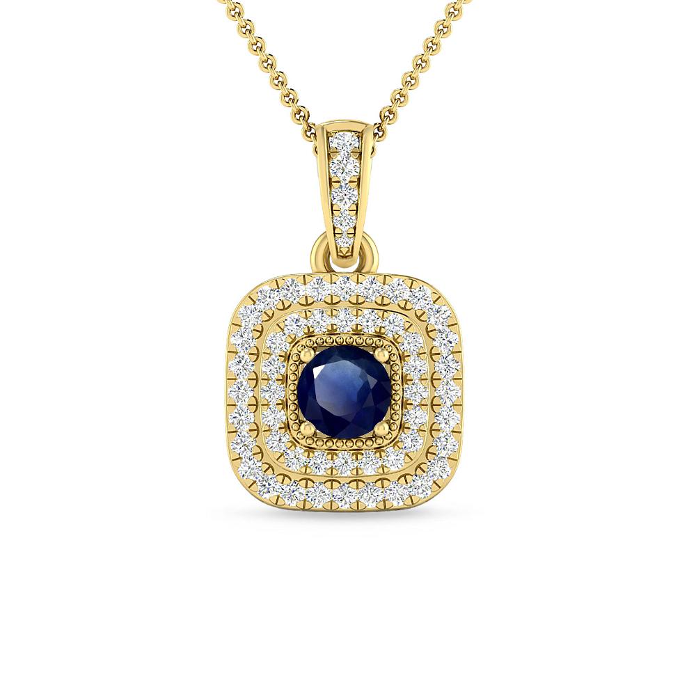 Yellow Gold - Sapphire