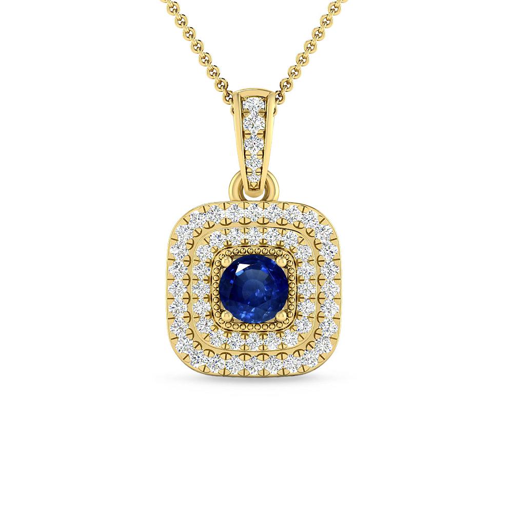 Yellow Gold - Sapphire