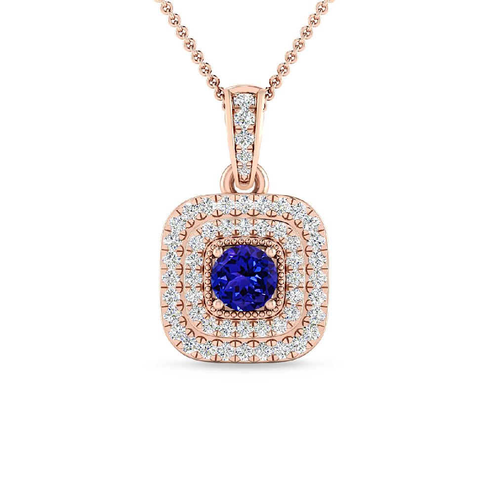 Rose Gold - Tanzanite