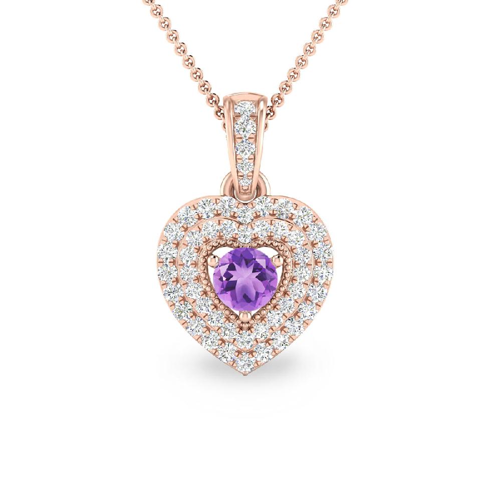 Rose Gold - Amethyst